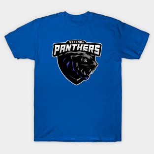 Wakanda Panthers (Alt Print) T-Shirt